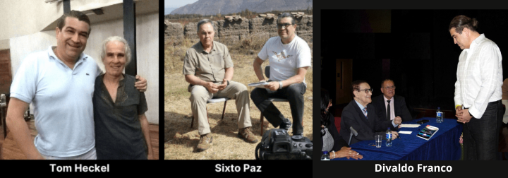 alexis-sarmiento-tom-heckel-sixto-paz-wells-divaldo-franco Alexis Sarmiento
